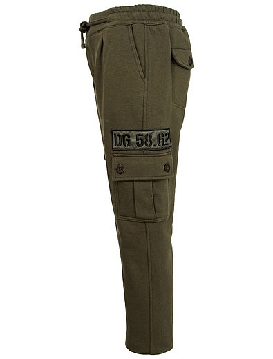 спортивные брюки с накладными карманами Dolce & Gabbana - 4244519272350 - Фото 2