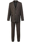 Серый костюм из пиджака и брюк - 6021719880039