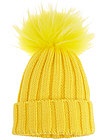 Желтая шапка из шерсти - 1354509280920