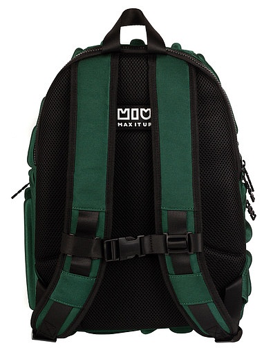 Зеленый Рюкзак с объемным рисунком 40х30 MUI-MaxItUP - 1504520280298 - Фото 5