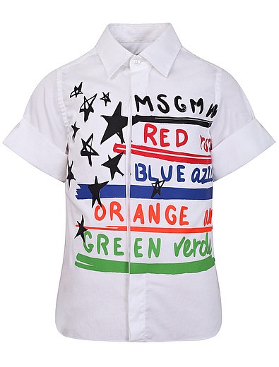 Рубашка MSGM - 1011219970083 - Фото 1
