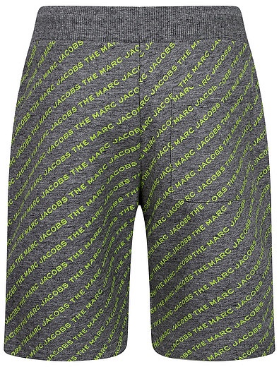 Хлопковые шорты с эластичным поясом Marc Jacobs - 1414619172215 - Фото 2