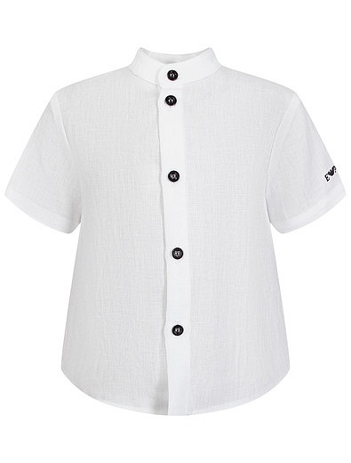 Комплект из рубашки и шорт на подтяжках EMPORIO ARMANI - 3024519373667 - Фото 4