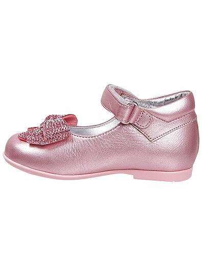 Розовые туфли с бантиком Missouri - 2012609980063 - Фото 3