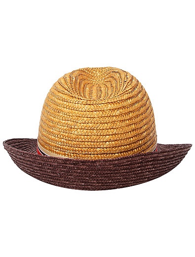 Соломенная шляпа с лентой Il Trenino - 1174529170038 - Фото 4