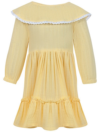Желтое платье из муслина Backary - 1054500271520 - Фото 1