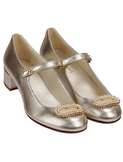 Золотистые туфли Missouri - 2014509371262 - Фото 1
