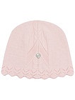 Розовая шапка из хлопка - 1354500270173