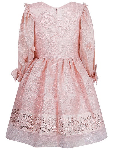 Розовое платье с металлизированным волокном David Charles - 1054509086149 - Фото 6