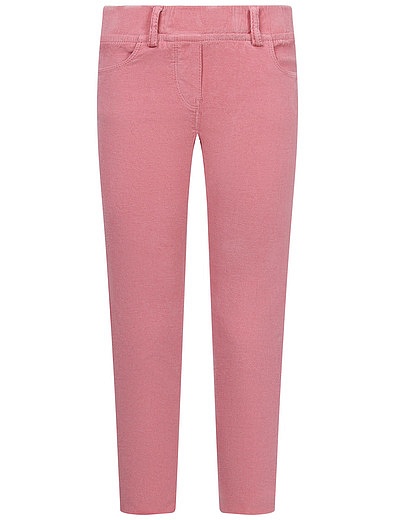 розовые бархатные брюки Il Gufo - 1084509081561 - Фото 1