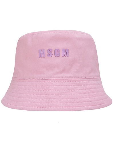 Розовая панама с логотипом MSGM - 1554509370366 - Фото 1