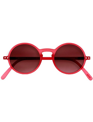 Круглые солнцезащитные очки в красной оправе IZIPIZI - 5254509070384 - Фото 1