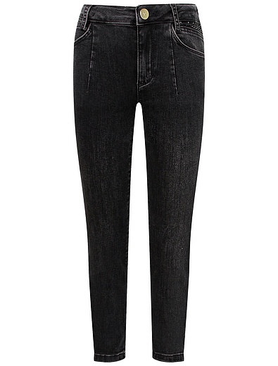 Черные зауженные джинсы Liu Jo Junior - 1164509171667 - Фото 1