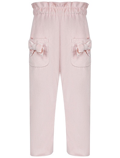 Розовый комплект из кардигана, блузы и брюк Aletta - 3034509281018 - Фото 4