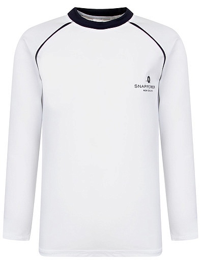 белая солнцезащитная футболка с принтом SNAPPER ROCK - 4404519270316 - Фото 1