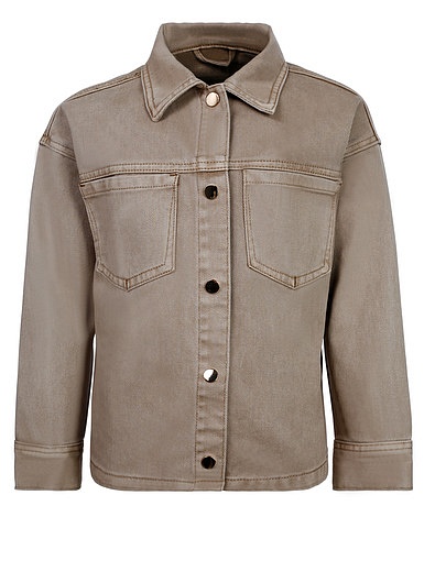 Бежевая джинсовая куртка с нагрудными карманами SILVER SPOON - 1074509372295 - Фото 1