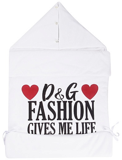 Конверт с принтом d&amp;g fashion gives me life Dolce & Gabbana - 3381229980012 - Фото 1