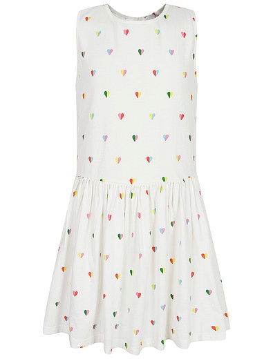Воздушное платье с сердечками Stella McCartney - 1054509379937 - Фото 2