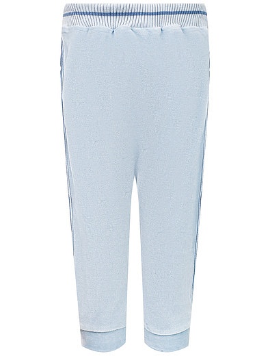 Голубые спортивные брюки с лампасами Fendi - 4244529270643 - Фото 2
