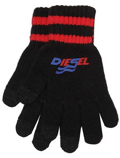 Перчатки с логотипом Diesel - 1194518280210 - Фото 1