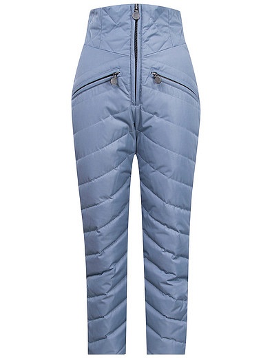 Голубые утепленные брюки NAUMI - 1601509980030 - Фото 1