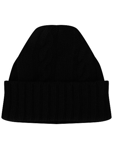 Черная шапка бини из шерсти и кашемира Regina - 1354529080487 - Фото 1