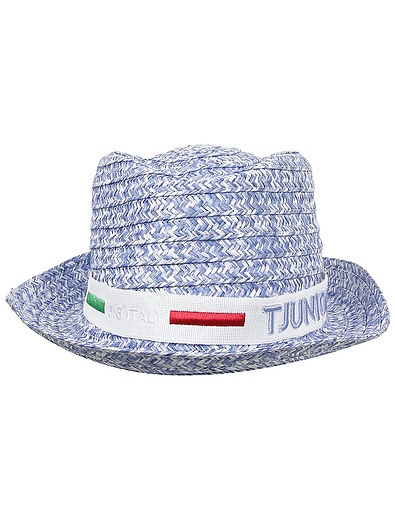 Голубая соломенная Шляпа Il Trenino - 1171518971379 - Фото 1