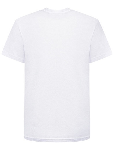Белая футболка с принтом Dsquared2 - 1134519180836 - Фото 2