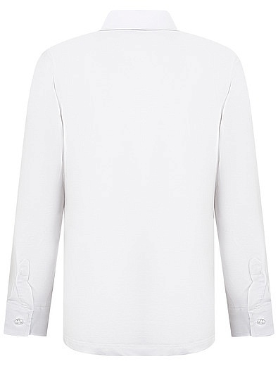 Белая рубашка прямого кроя Aletta - 1014519181524 - Фото 2