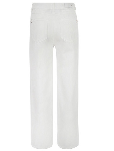 Белые хлопковые джинсы Patrizia Pepe - 1164509372460 - Фото 3