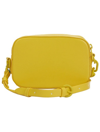 Жёлтая сумка с рельефным логотипом ABEL & LULA - 1204508370262 - Фото 4