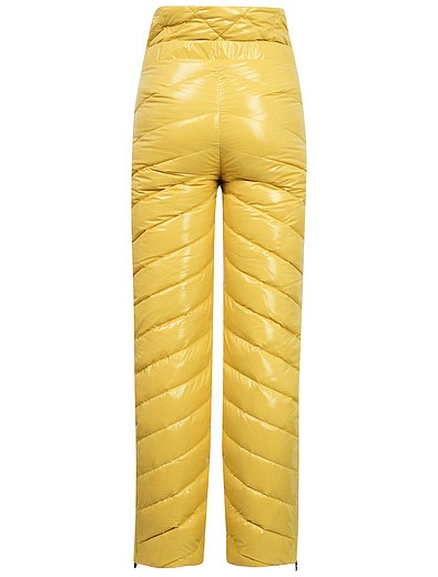 Желтые утепленные брюки NAUMI - 1602809980072 - Фото 2