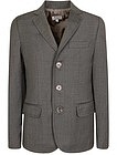 Однобортный шерстяной пиджак - 1331719880034