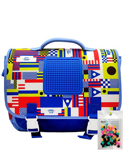 Разноцветный школьный ранец с пиксельной панелью Upixel - 1674518080015 - Фото 1