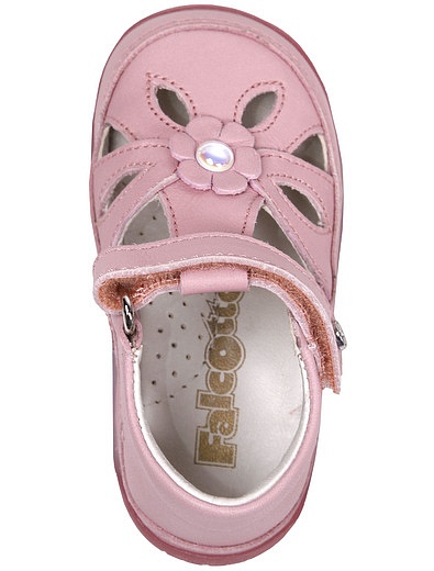 Розовые туфли из натуральной кожи Falcotto - 2012609970033 - Фото 4