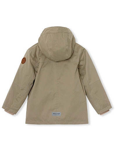 Утепленная куртка цвета хаки Mini a Ture - 1074519271410 - Фото 2
