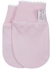 Розовые хлопковые рукавички - 1364500170021
