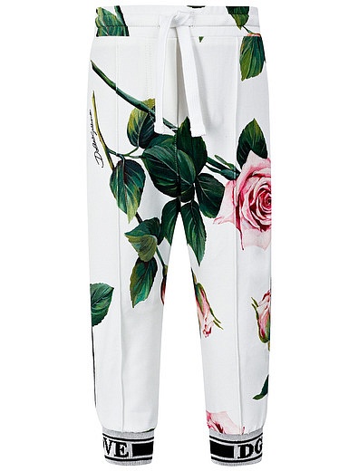 Костюм спортивный с принтом Тропические розы Dolce & Gabbana - 6001209070089 - Фото 3