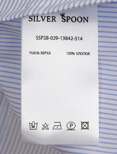 Рубашка с длинным рукавом на кнопках SILVER SPOON - 1014519080360 - Фото 6