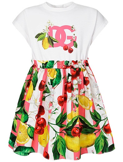 Платье с трусиками с принтом фрукты Dolce & Gabbana - 1054509419213 - Фото 2