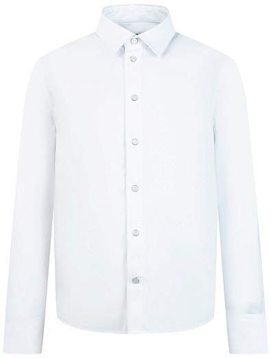 Белая рубашка с трикотажной спинкой SILVER SPOON - 1014519180480 - Фото 1