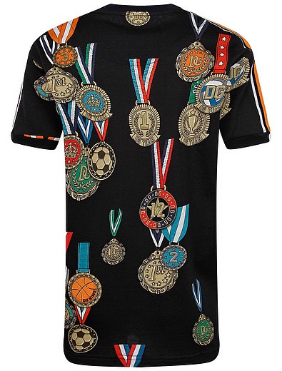 Футболка с принтом медали Dolce & Gabbana - 1134519083885 - Фото 2