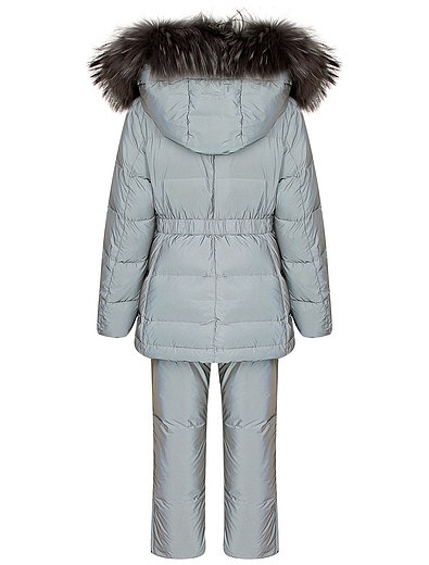 Серый утепленный комплект из куртки и брюк Manudieci - 6124509080074 - Фото 2