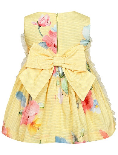 Платье из хлопка с добавлением шёлка Lapin House - 1052809070028 - Фото 3
