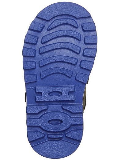 Ботинки с контрастной синей подошвой Walkey - 2034519283096 - Фото 5