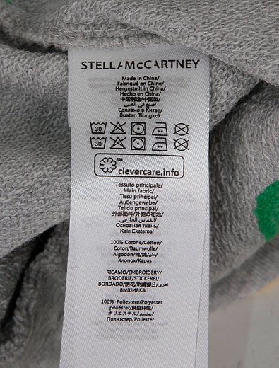 Спортивные шорты с аппликациями Stella McCartney - 1411709070093 - Фото 3