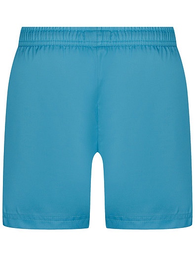 голубые пляжные шорты с логотипом Moschino - 4104519271589 - Фото 2