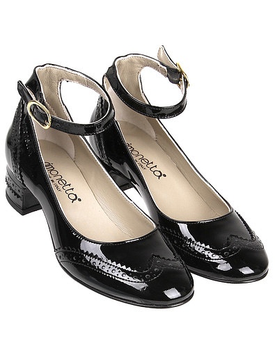 Черные лакированные туфли Simonetta - 2011109980344 - Фото 1