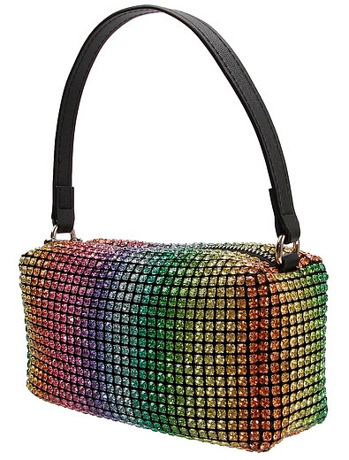 Разноцветная сумка с декором из страз Patrizia Pepe - 1204508370613 - Фото 4