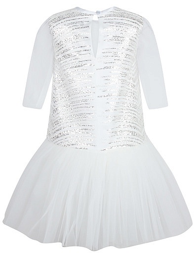 Платье с серебристыми пайетками ENN`STORE - 1051200980059 - Фото 4